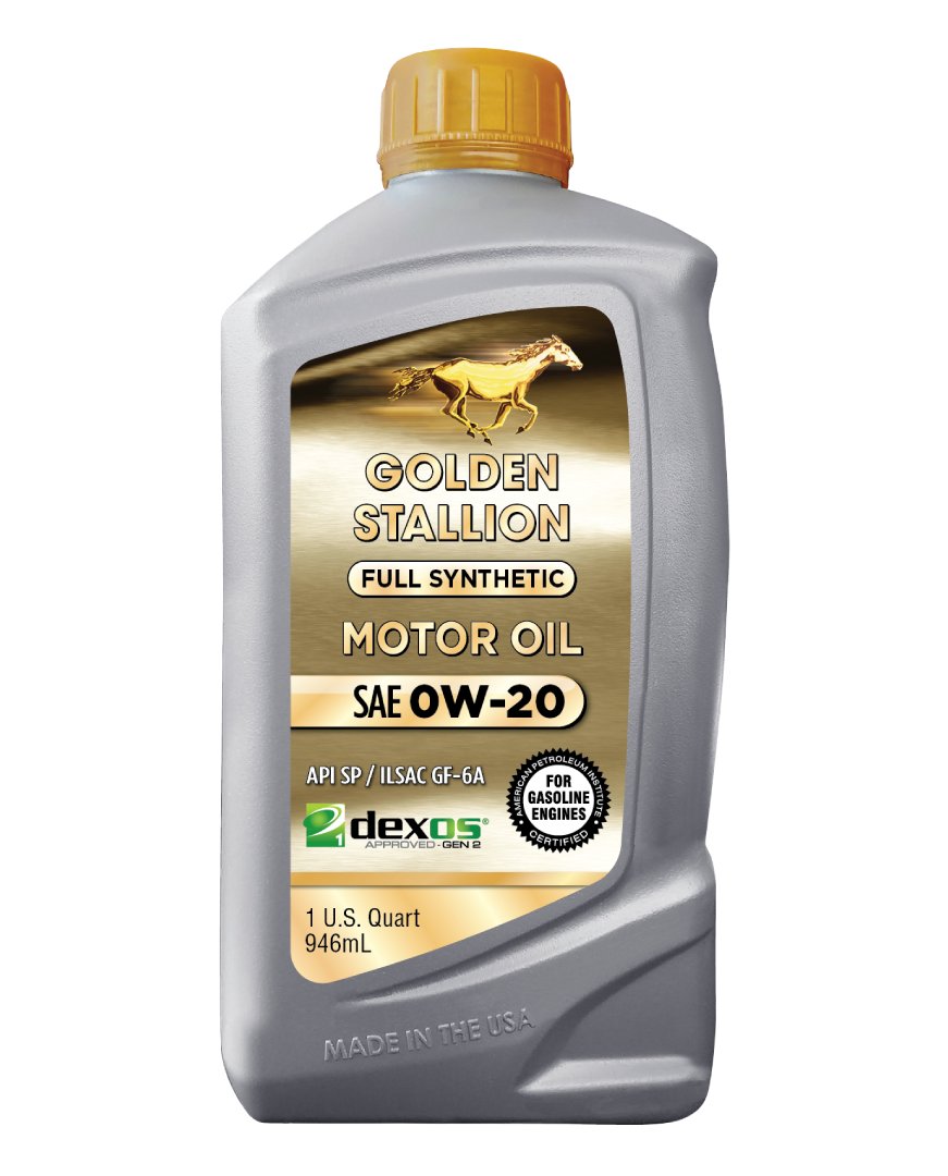 Golden Stallion Full Synthetic Dexos SAE 0W-20 SP GF-6A Motor Oil